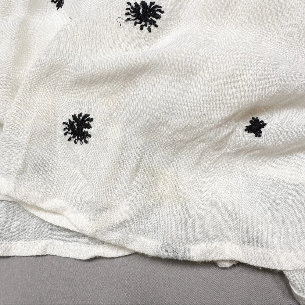 FREE PEOPLE flowy white embroidered dress, S. - Picture 13 of 16